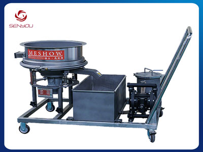 轮式釉用除铁过筛组合