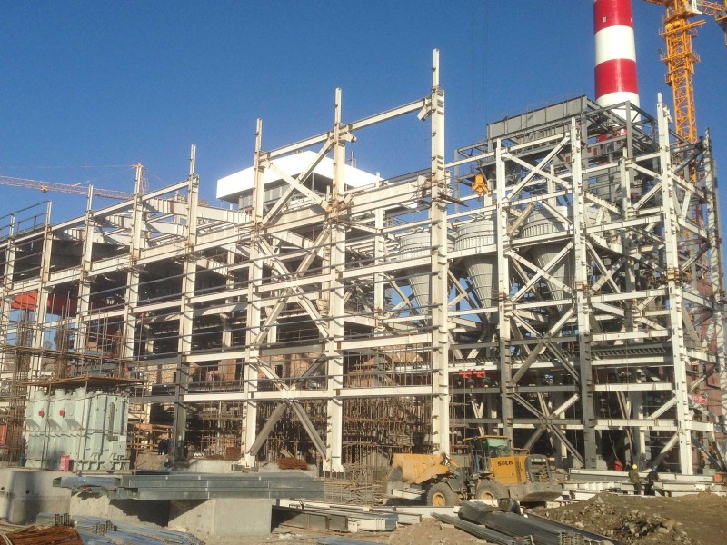 塔吉克斯坦杜尚别电厂主厂房