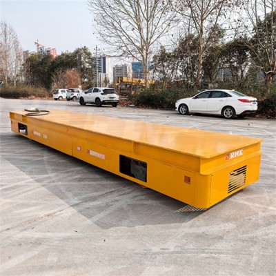 睿迈科液压转向无轨电动平车：为多行业提供重载物料转运设备