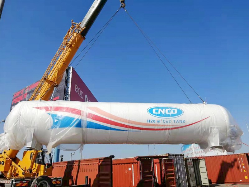 Oxygen-Argon-Nitrogen storage tank