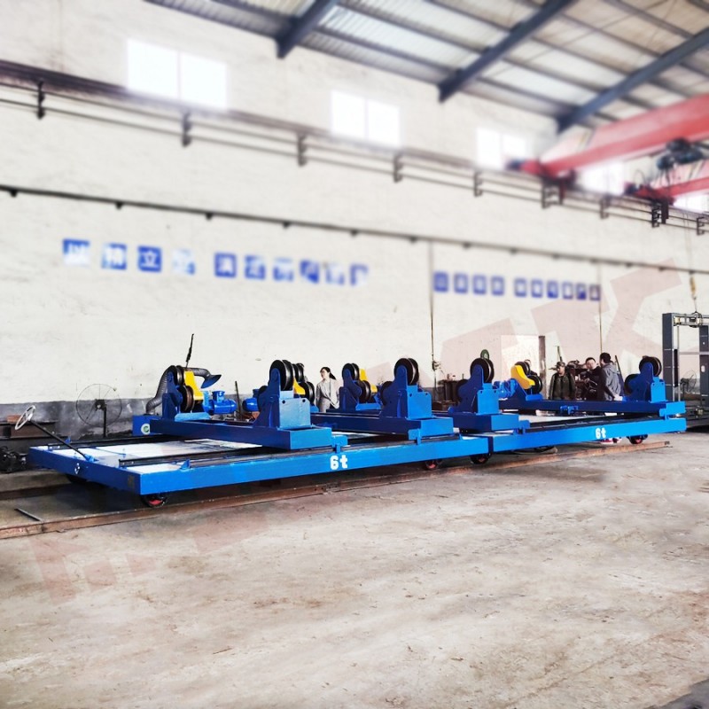 高温滚轮架轨道车