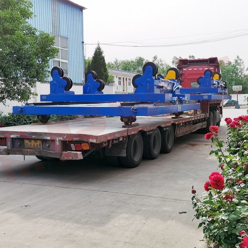 高温滚轮架轨道车