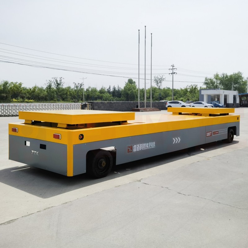 100吨局部升降无轨车