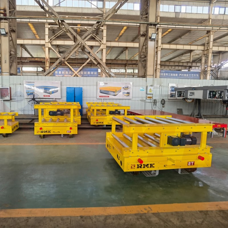 2吨RGV滚筒输送线轨道小车