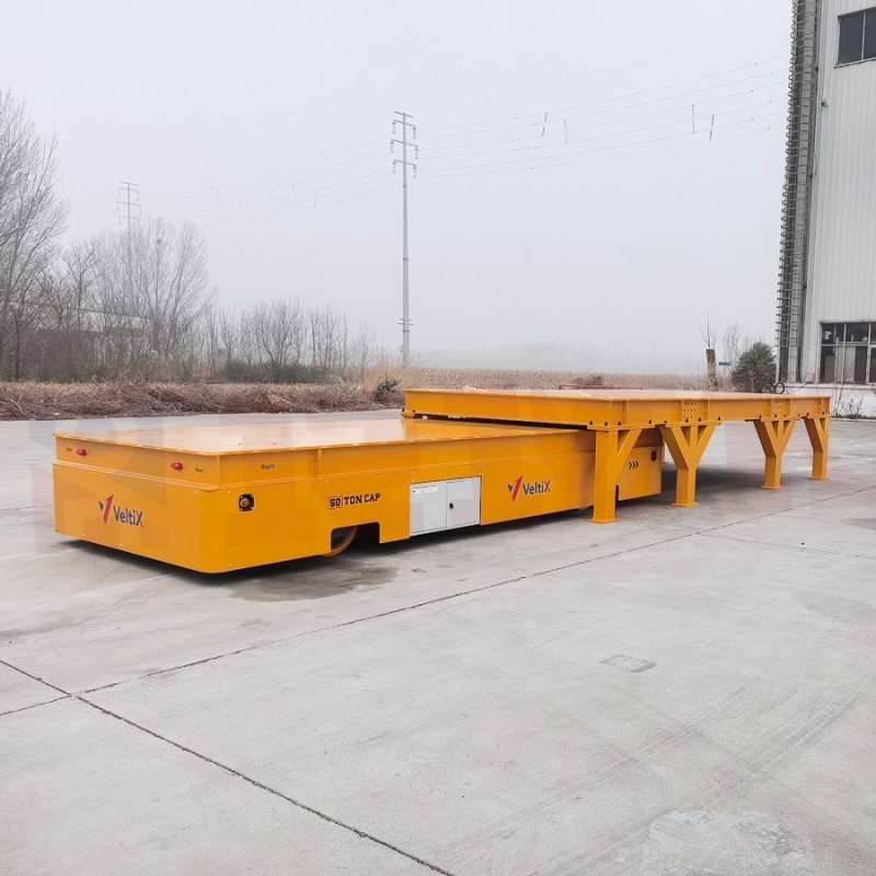 50吨重载大台面升降无轨车