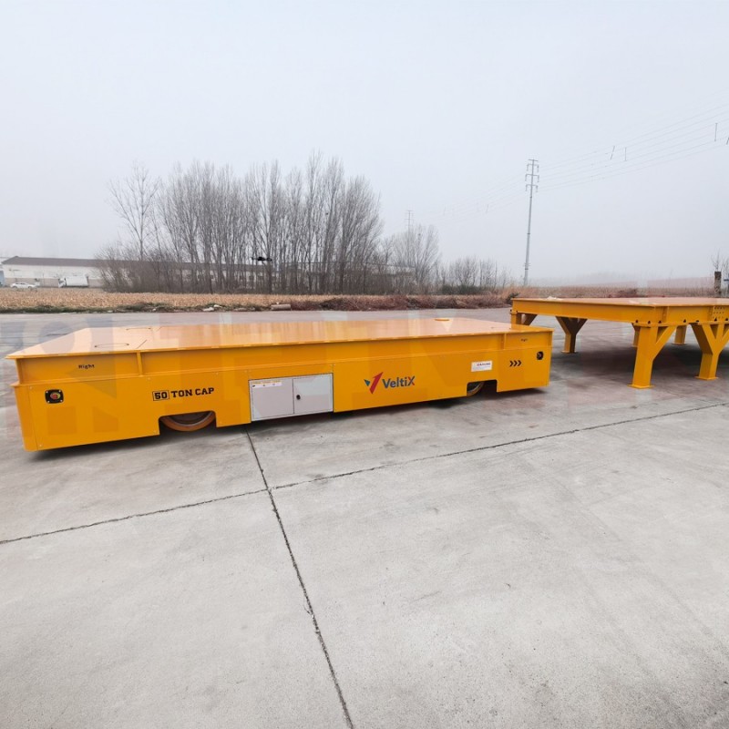 50吨重载大台面升降无轨车