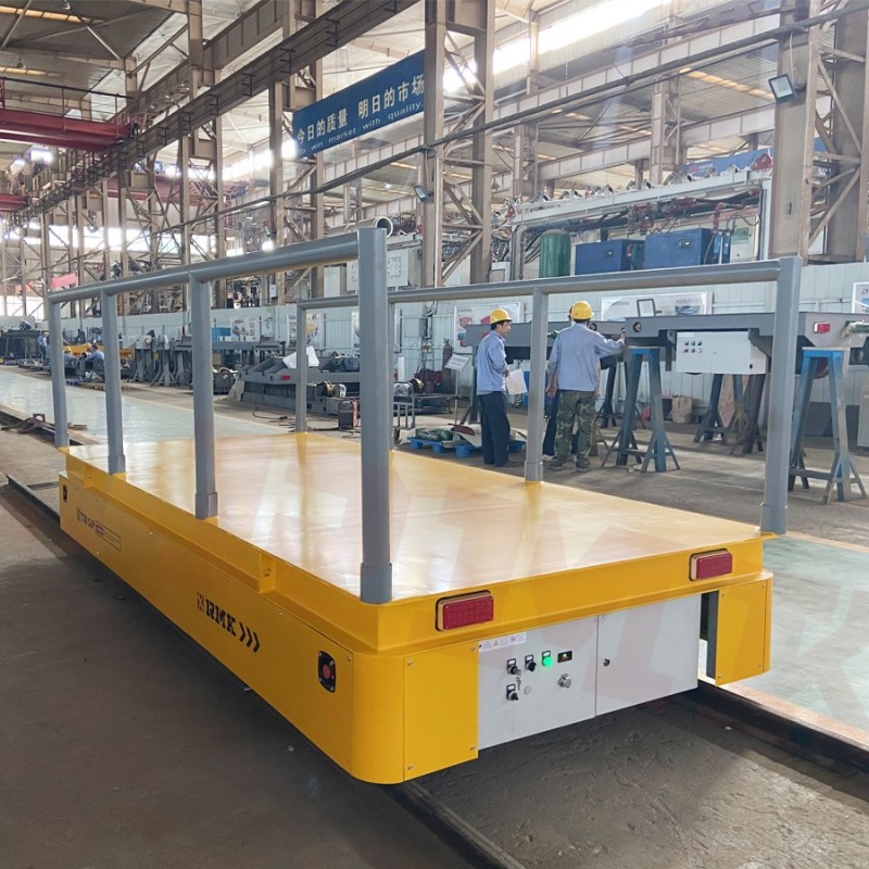 钢材料运输制型电动轨道车