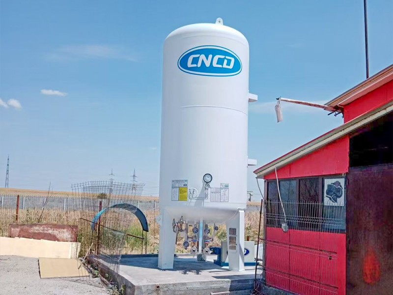 Oxygen-Argon-Nitrogen storage tank