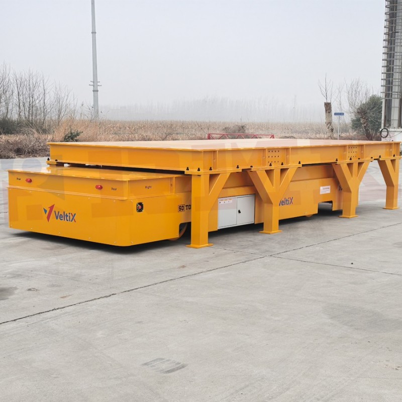 50吨重载大台面升降无轨车