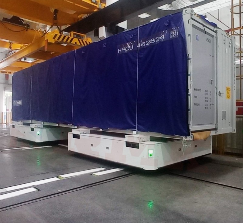 40+40吨双车联动纵横移动RGV