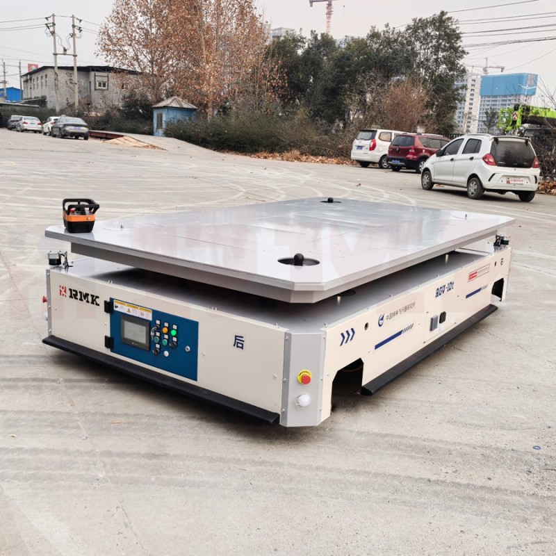 激光导航+磁导航10吨举升式AGV