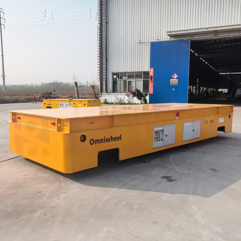 睿迈科 20吨横纵移动无轨平车 全方位移动运输车 遥控式电动平车