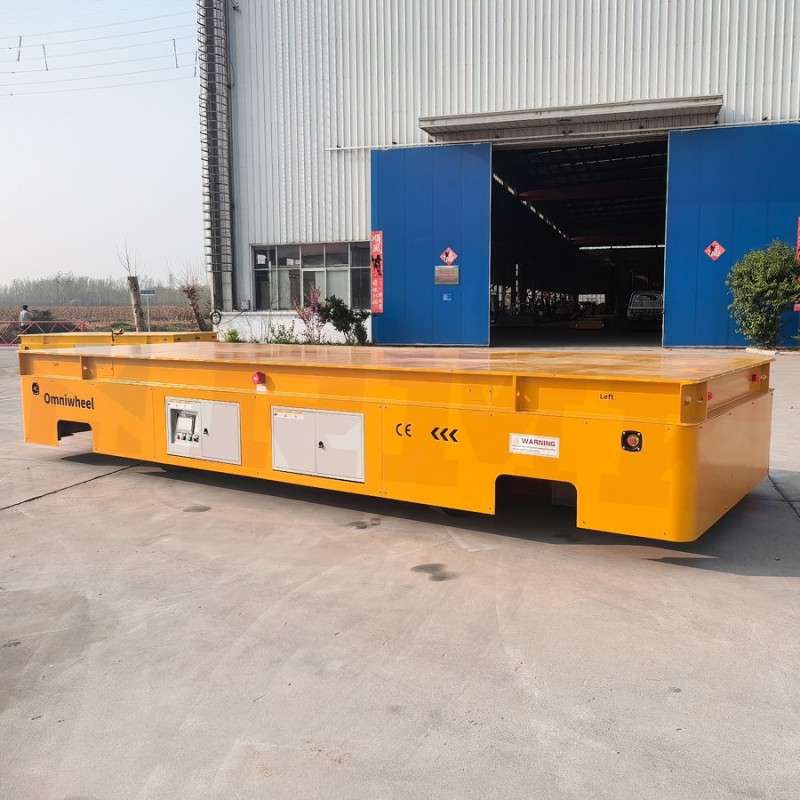 睿迈科 20吨横纵移动无轨平车 全方位移动运输车 遥控式电动平车