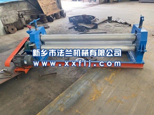 4*2000小型半自动三辊卷板机