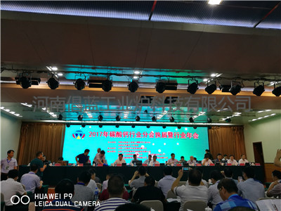 参加全国无机盐碳酸钙会议