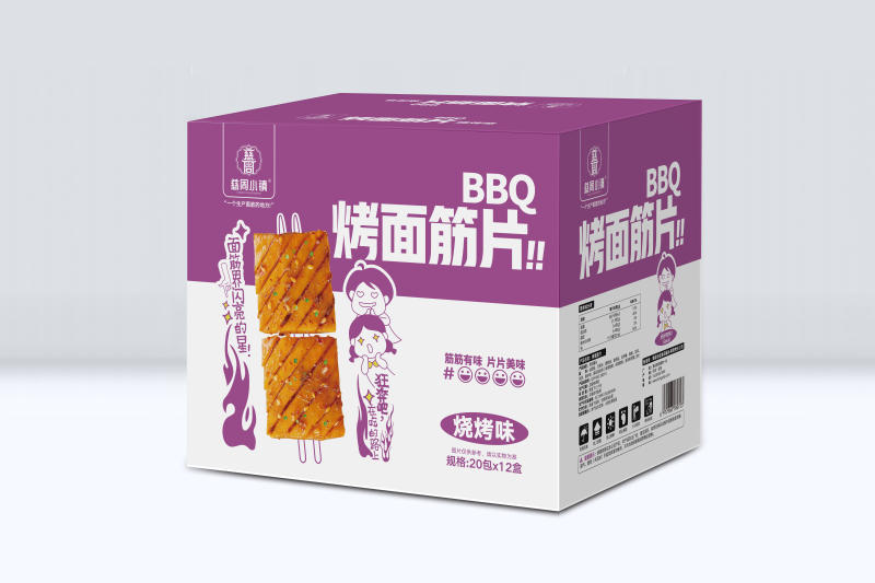 街邊烤面筋片-燒烤味