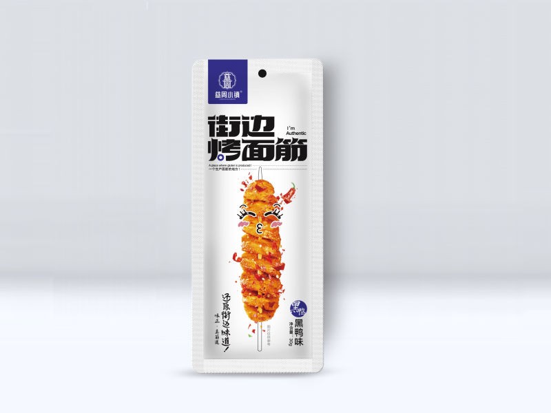 街边烤面筋-黑鸭味
