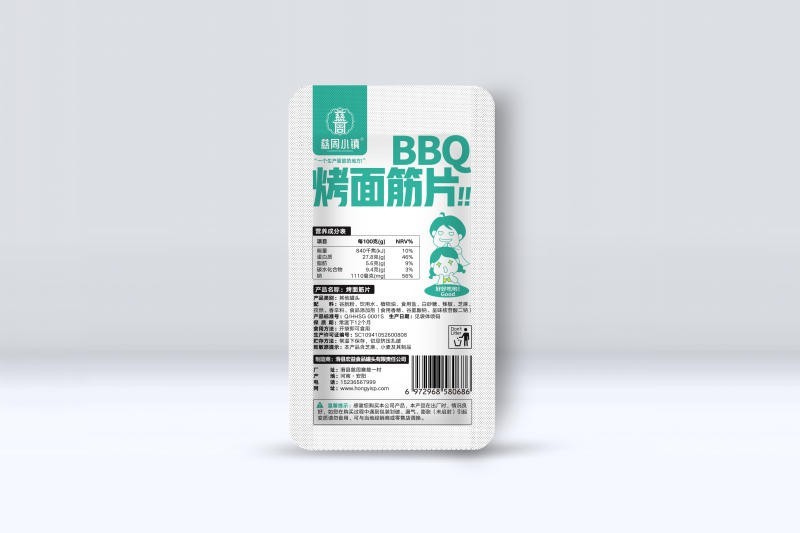 街边烤面筋片-藤椒味