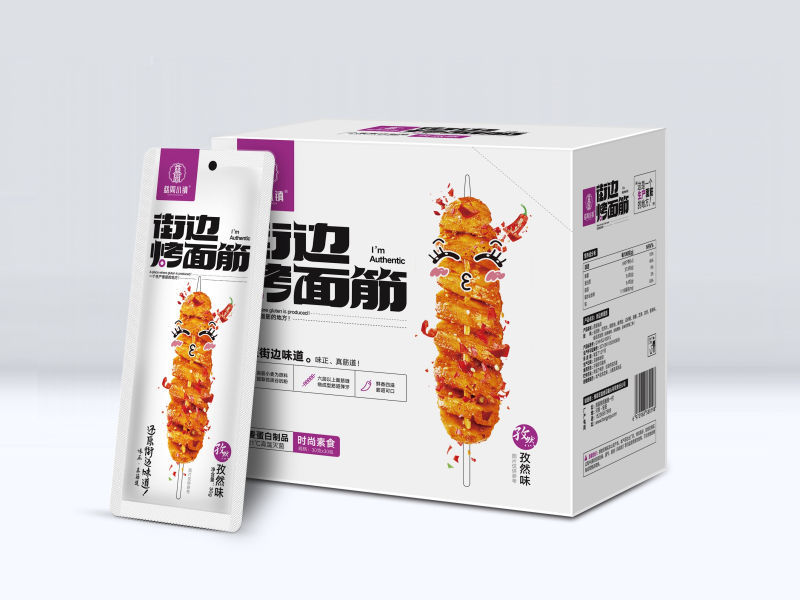 街边烤面筋-孜然味