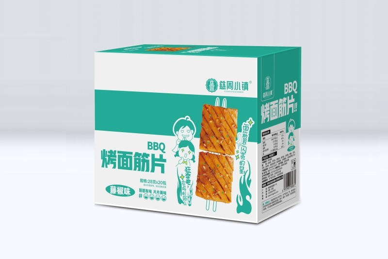 街边烤面筋片-藤椒味
