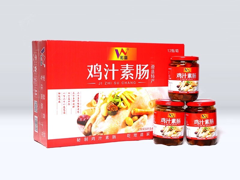 鸡汁素肠