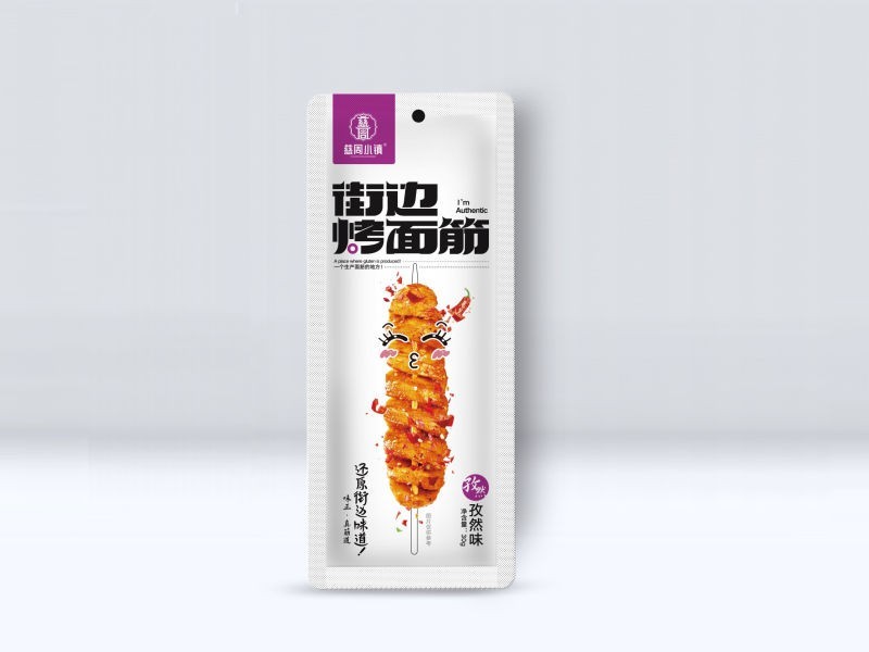 街边烤面筋-孜然味