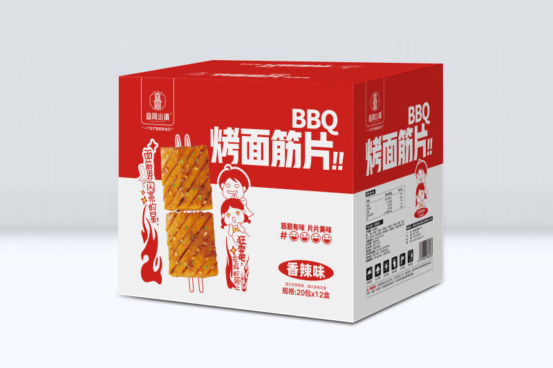 街邊烤面筋片-香辣味