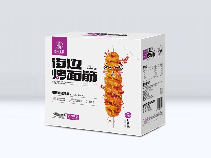 街边烤面筋-孜然味