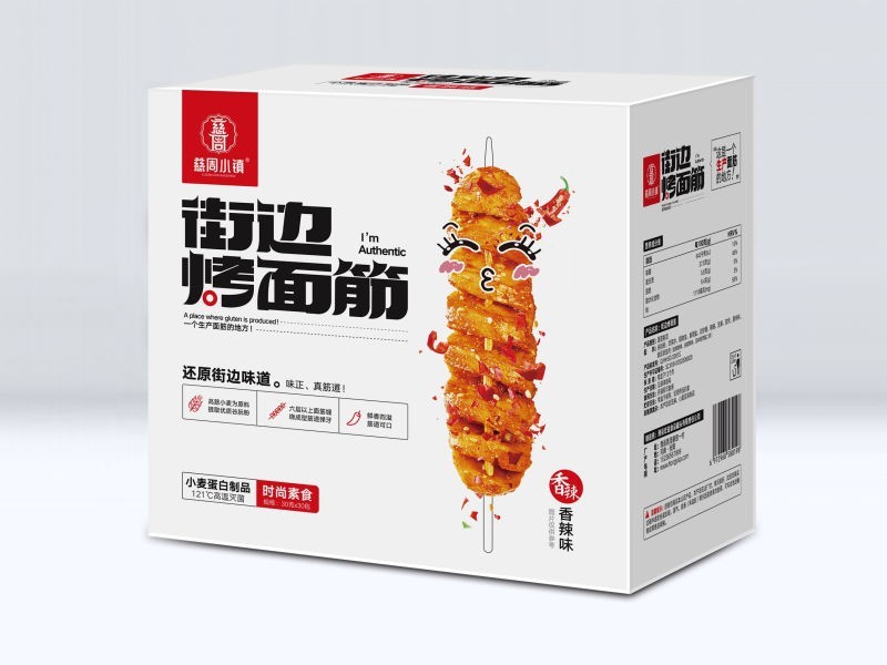 街边烤面筋-香辣味