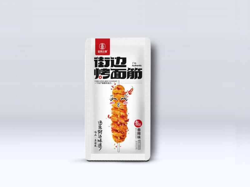 街边烤面筋-香辣味