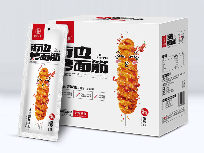街边烤面筋-香辣味