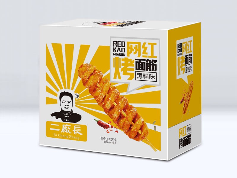 网红烤面筋-黑鸭味