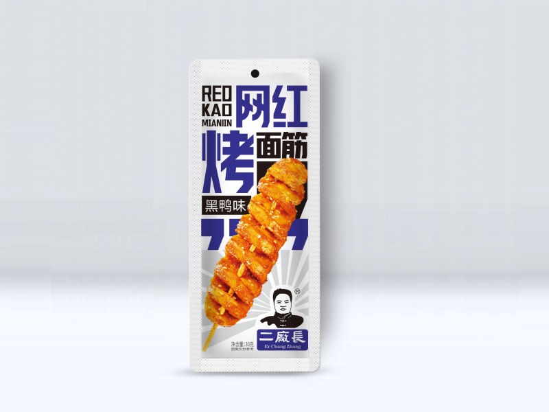 网红烤面筋-黑鸭味