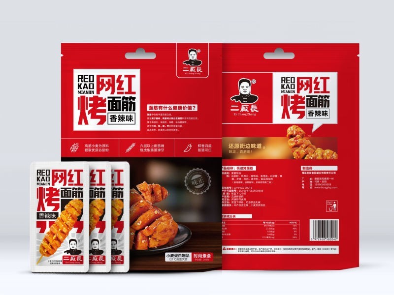 网红烤面筋-香辣味
