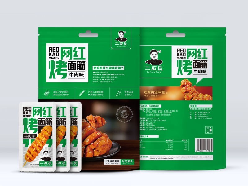 网红烤面筋-牛肉味