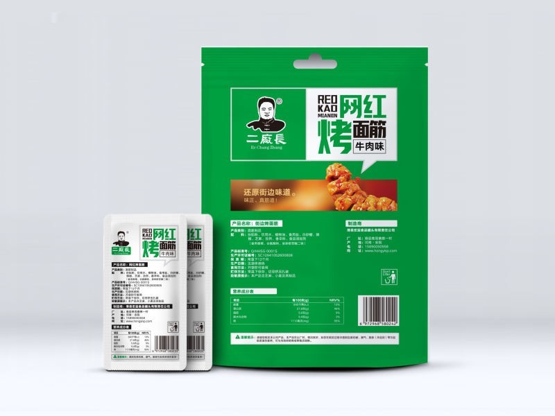 网红烤面筋-牛肉味