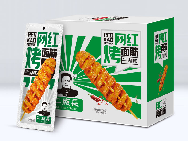 网红烤面筋-牛肉味