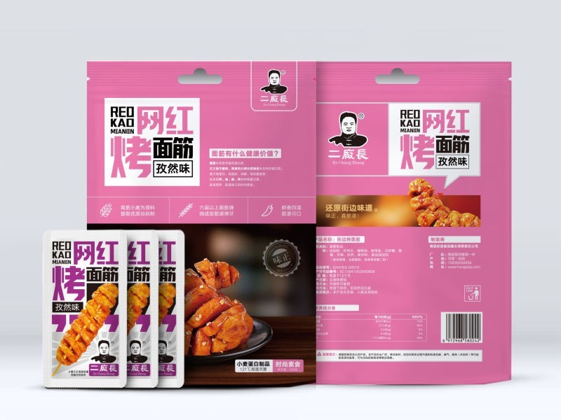 网红烤面筋-孜然味