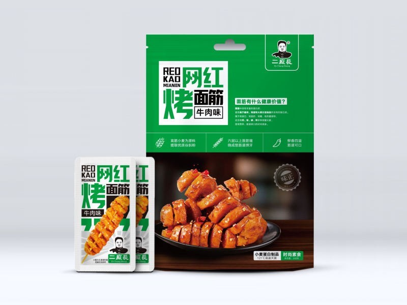 网红烤面筋-牛肉味