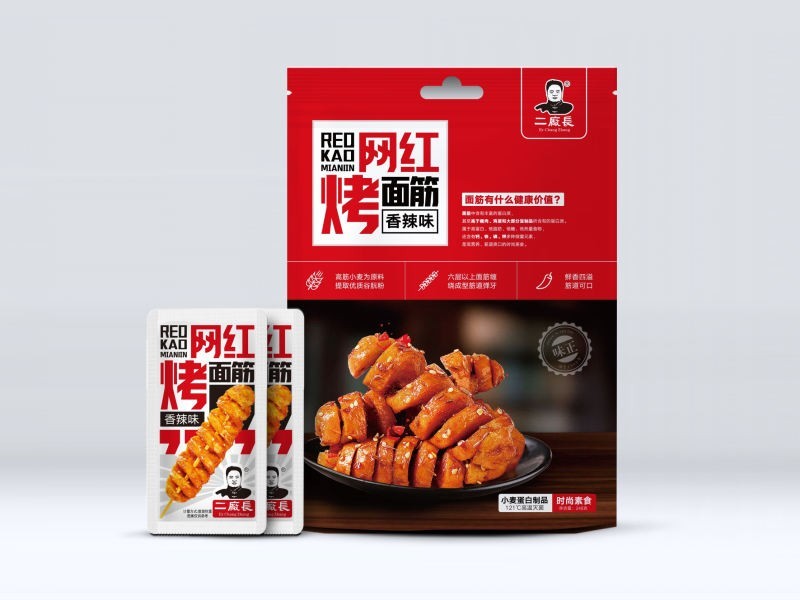 网红烤面筋-香辣味