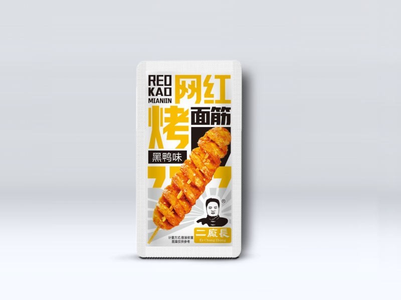 网红烤面筋-黑鸭味