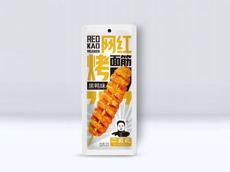 网红烤面筋-黑鸭味