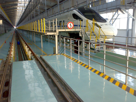 鄭州動(dòng)車運(yùn)用所地坪防腐