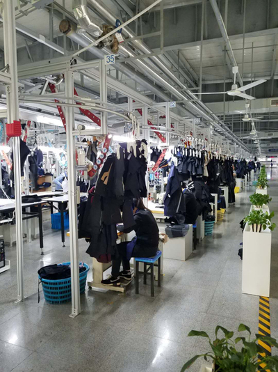 全智能化服装定制生产流水线