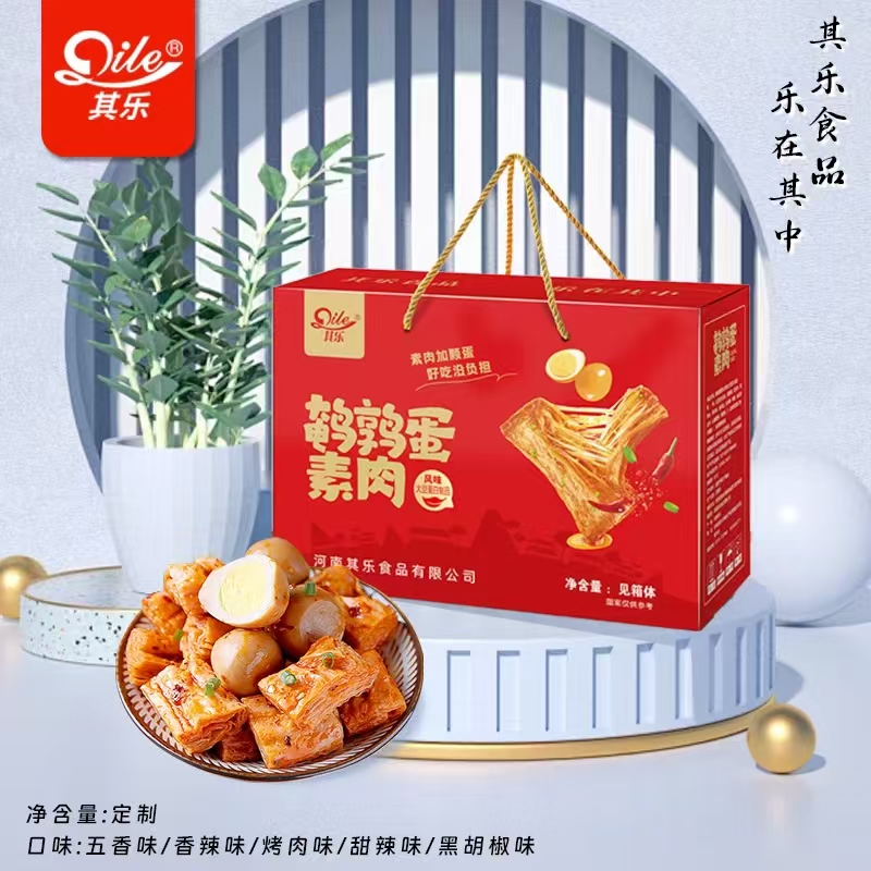 鹌鹑蛋素肉