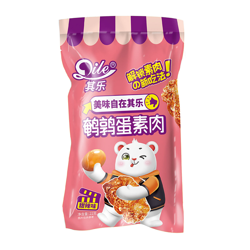 鹌鹑蛋素肉