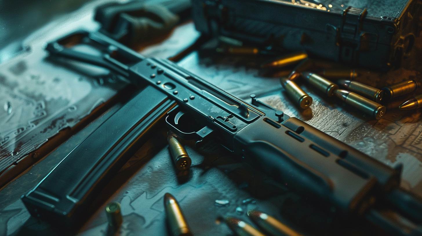 zeka_l_a_submachine_gun_laying_on_a_ammo_box_cinematic_lighti_03eba2c9-1fd5-4f95-a88d-120bc1fc46da_1 zeka_l_a_submachine_gun_laying_on_a_ammo_box_cinematic_lighti_03eba2c9-1fd5-4f95-a88d-120bc1fc46da_1
