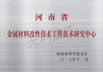 金属材料改性技术工程技术研究中心