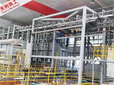 悬挂式连续燃气热处理生产线