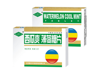西瓜爽薄荷糖片